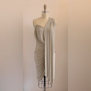 Alexander Wang Jersey Asymmetrical draped dress XS/2